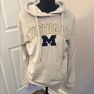 Michigan Women's Gray Hoodie Sweater